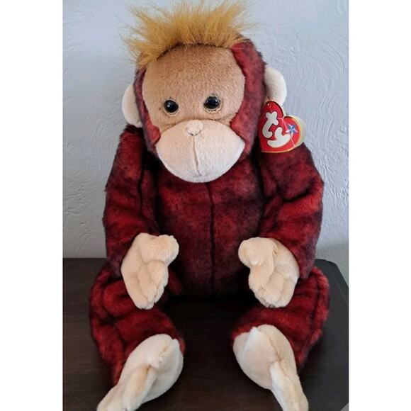 Large TY Collectible Schweetheart the Orangutang Plush Toy Circa 1999 - Picture 1 of 6